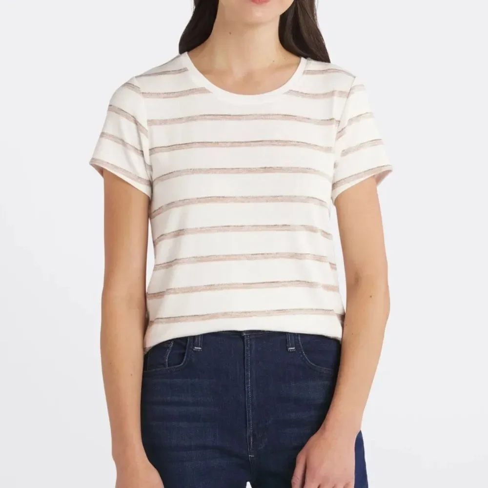 Market & Spruce Juuna Hi Lo Knit Top WHITE L STITCH‎ FIX NWT